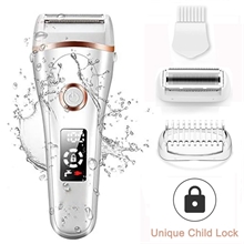 Electric Razor for Women, Hair Removal for Women 3 in 1 Wet & Dry Painless Rechargeable for Face