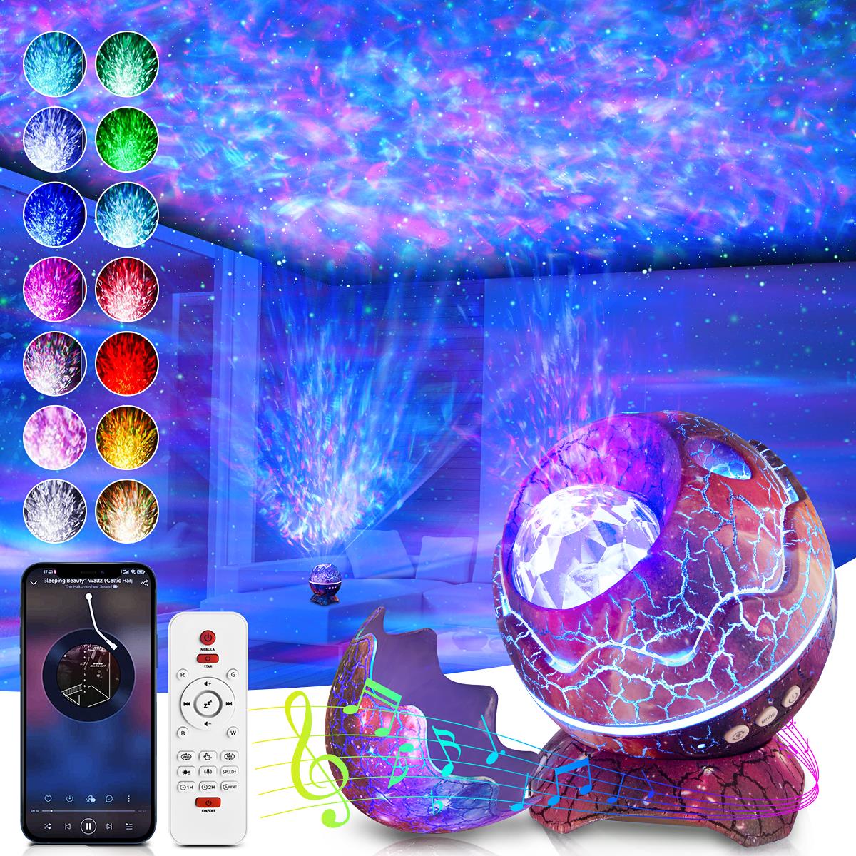 4 in 1 Star Projector, 29 Effects Night Light Projector