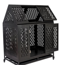 Heavy Duty Dog Crate, 32 inch Dog Kennel with Removable Floor Net,Escape Proof Dog Cage