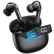Bluetooth 5.0 True Wireless Earbuds Headphones w/ Charging Case, One-Step Pairing