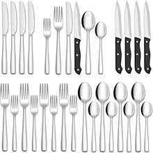 24 PCS Silverware Set, Cutlery Set, Spoons and Forks Set