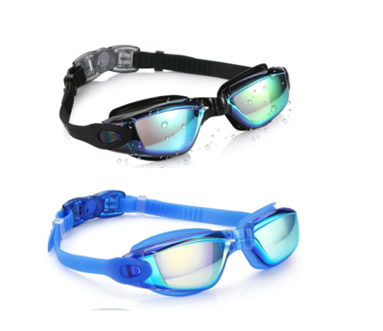 Unisex-Adult Swim Goggles Mirrored No Leaking Adult Men Women Youth