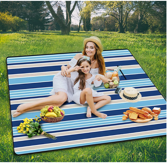 3-Layer Waterproof Outdoor Blanket for Picnic, Beach and Camping
