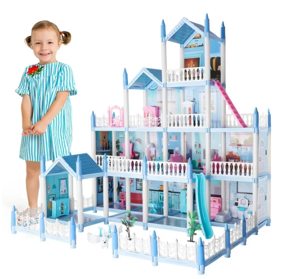 Doll House, Dream House Playset with 100+ Furniture & Accessories