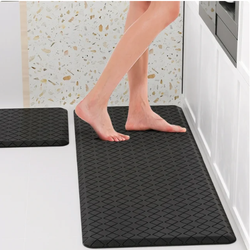 Kitchen Mat Set, Ergonomic Comfort Foam Standing Mat for Kitchen, Floor,Office, Sink, Laundry