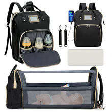 Diaper Bag Backpack, Multifunctional Baby Diaper Bag with Changing Station