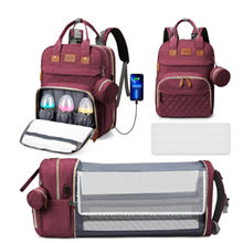 Diaper Bag Backpack, Portable Baby Bag with Changing Station