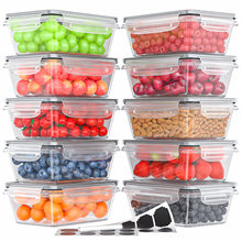 20 Pcs Food Storage Containers with Lids