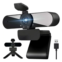 1080P HD Webcam, Computer Camera with Microphone & Tripod, USB Laptop Webcam for PC