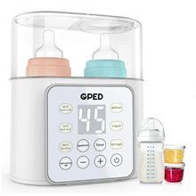 Baby Bottle Warmer, Double Bottles 9-in-1 Fast Milk Warmer with Appointment &Timer