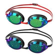 Swim Goggles 2 Pack Anti-Fog Waterproof Anti-UV Clear Vision Silicone