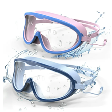 Kids Swim Goggles for Age 3-15 Boys Girls, 2 Pack Swimming Goggles