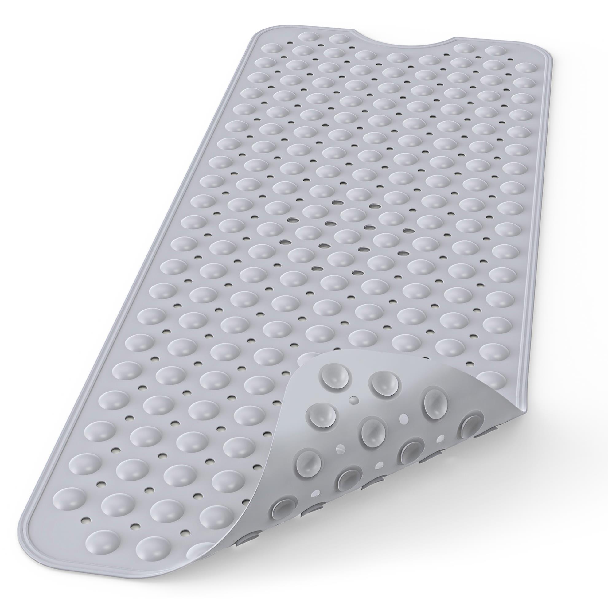 Bathtub Mat Non Slip, Extra Long Bath Mat for Tub with Big Suction Cup