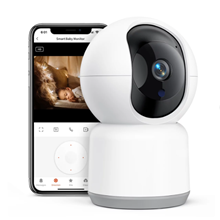 Baby Monitor, 360° Wireless 5G Smart Video Baby Camera W/ Tuya APP