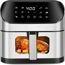 7-in-1 Air Fryer, 7.5QT Oilless Air Fryer Oven with Visible Cooking Window, One-Touch Screen