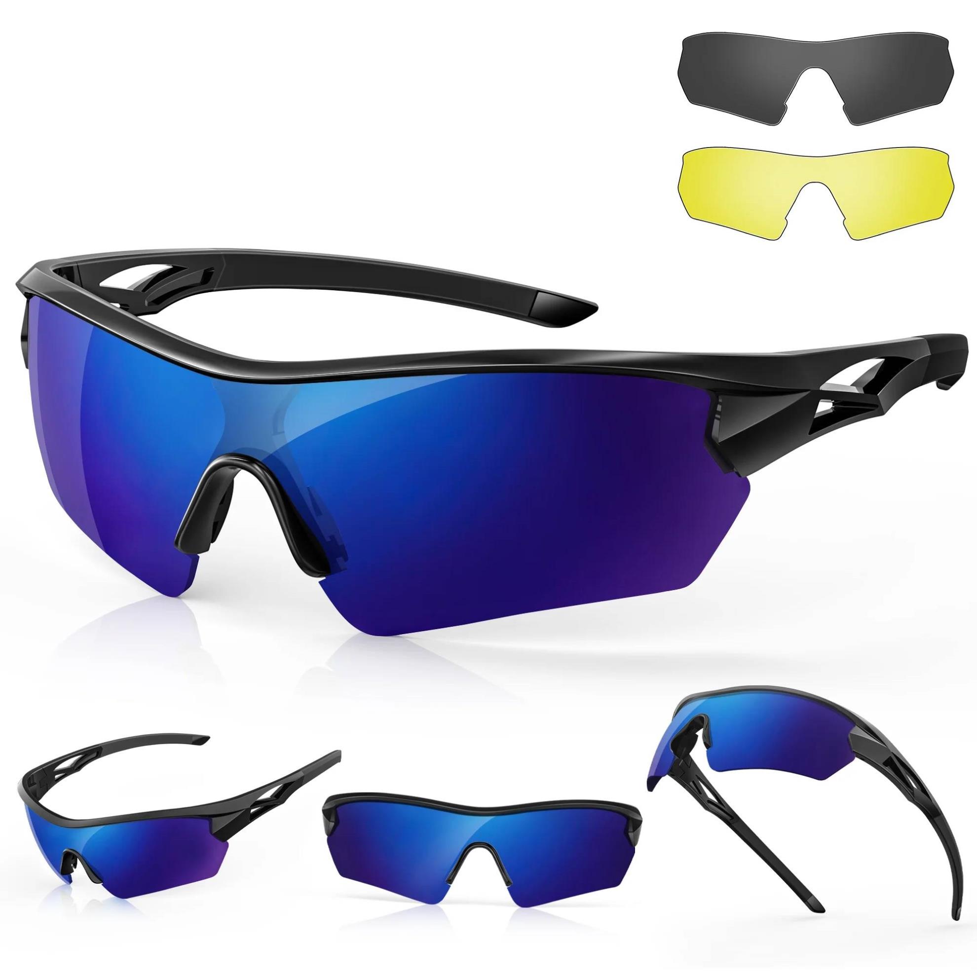 Polarized Sports Sunglasses for Men Women Youth