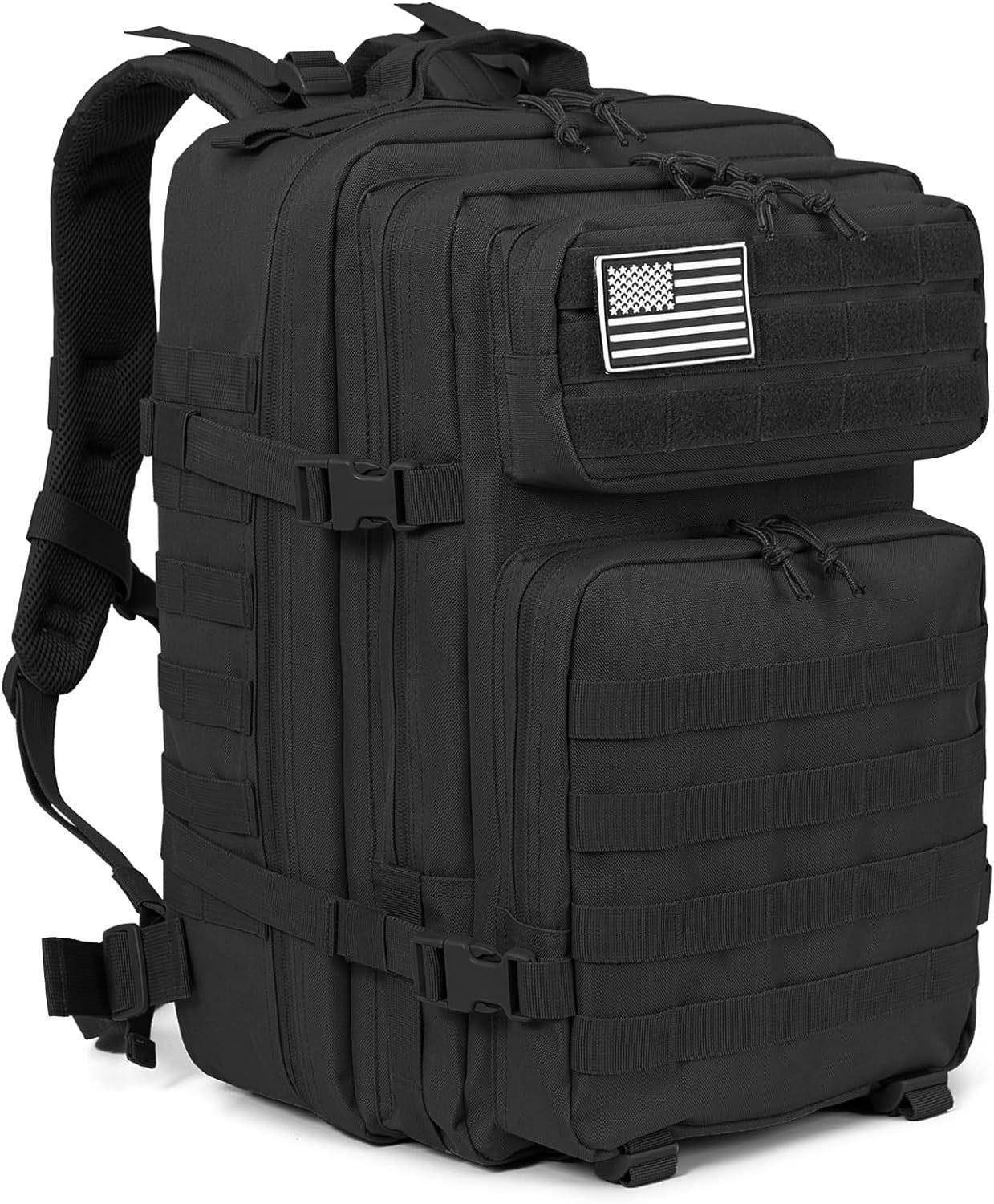 GPED Camping Backpack, 50L Military Tactical Backpack,Hiking Rucksack