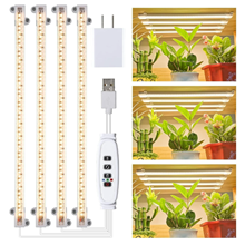 LED Grow Light Strips for Indoor Plants, Full Spectrum 3000K Plant Growing Lamp with 3 Switch Modes