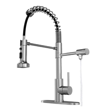 GPED Kitchen Faucet, Kitchen Sink Faucet with 2 Function Sprayer