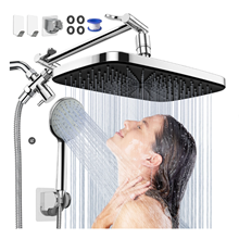 GPED High Pressure 12” Rain Shower Head Combo