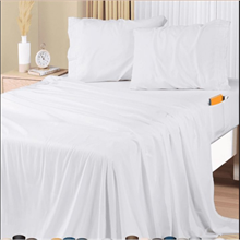 Tsize bed sheets, white