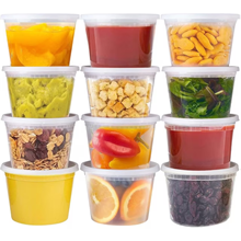 16oz Deli Containers with Lids 30 Sets, Food Storage Containers with Lids