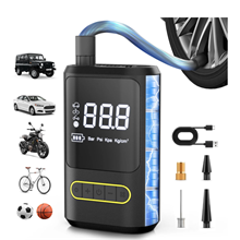 Tire Inflator Portable Air Compressor, Air Pump for Car Tires - Car Accessories,