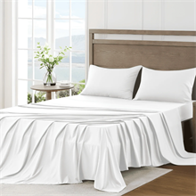 Queen Size Upgraded Cooling Deep Pocket Comfy Breathable Hotel Luxury Bedding