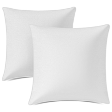 Throw Pillow Inserts Set of 2, Indoor Decorative 18x18 inches Square Pillows for Couch, Sofa, Bed