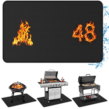 Heat Resistant Grill Mats, 48×36 Inch Under Grill Mat for Outdoor Grill