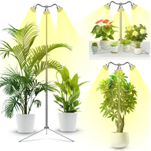 GPED 3-Heads Grow Lights for Indoor Plants, Full Spectrum Plant Growing Lamps