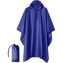 Waterproof Lightweight Reusable Unisex Raincoat, Blue