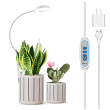 GPED Grow Lights for Indoor Plants, Pot Clip LED Plant Lights with 10-Level Dimmable