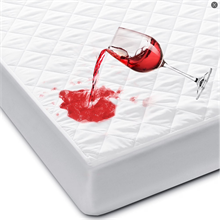 Waterproof Mattress Pad Twin Size, Quilted Mattress Protector, White