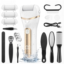 GPED 18 in 1 Electric Foot Callus Remover, Waterproof Callus Remover for Feet W/ 3 Speed,