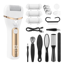 GPED Electric Callus Remover, 18 in 1 Foot Callus Remover Kit W/ 3 Speed, 3 Roller
