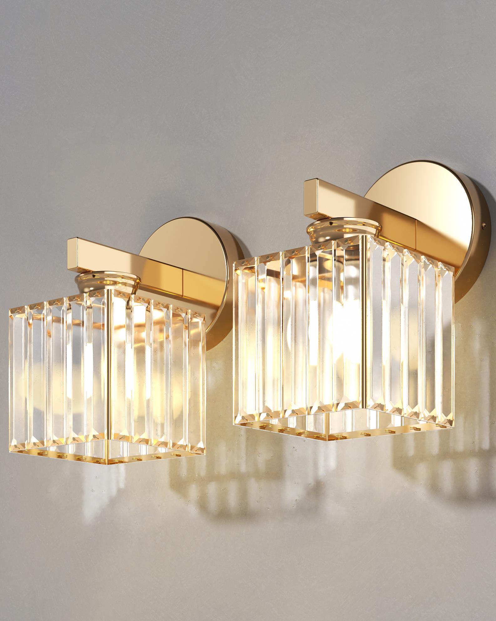 2 Pack Wall Sconces,Wall Lights,Wall Lamps for Bedroom Living Room Hallway Wall Decor