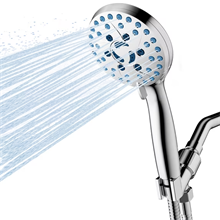 GPED High Pressure Shower Head, 5-Mode Handheld Shower Head, Anti-Clog Nozzles