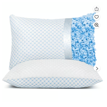 Cooling Bed Pillows Queen Size Set of 2, Shredded Memory Foam Pillows