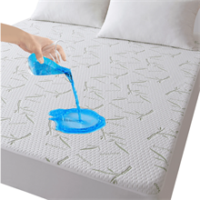 Waterproof Mattress Protector Twin Size, 3D Air Rayon Made from Bamboo Cooling Mattress Pad