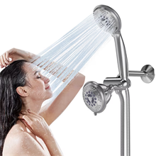 GPED High Pressure Dual Shower Head Combo