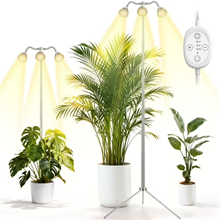 GPED 3-Heads Grow Lights for Indoor Plants, Full Spectrum Plant Growing Lamps